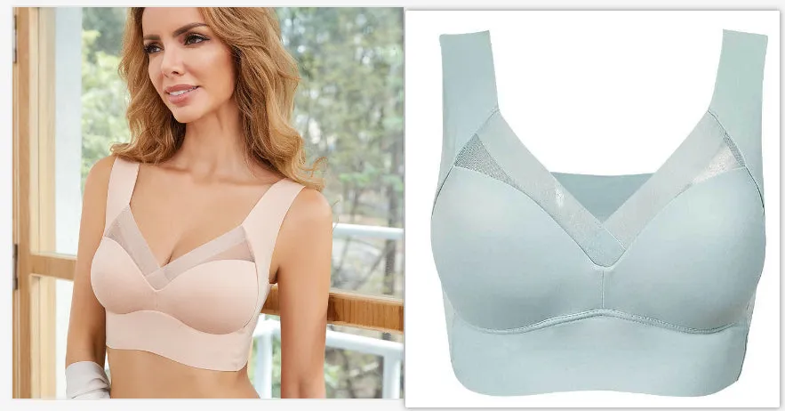 Comfort and Support: Plus Size Thin Bra with Push Up Feature