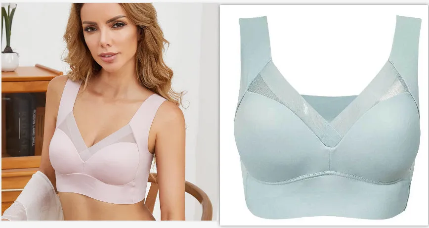 Comfort and Support: Plus Size Thin Bra with Push Up Feature