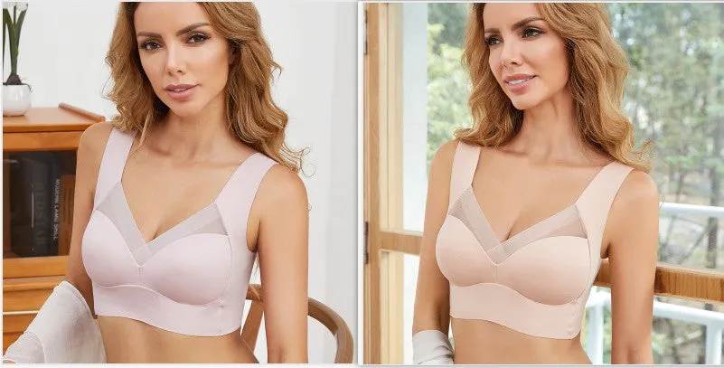 Comfort and Support: Plus Size Thin Bra with Push Up Feature