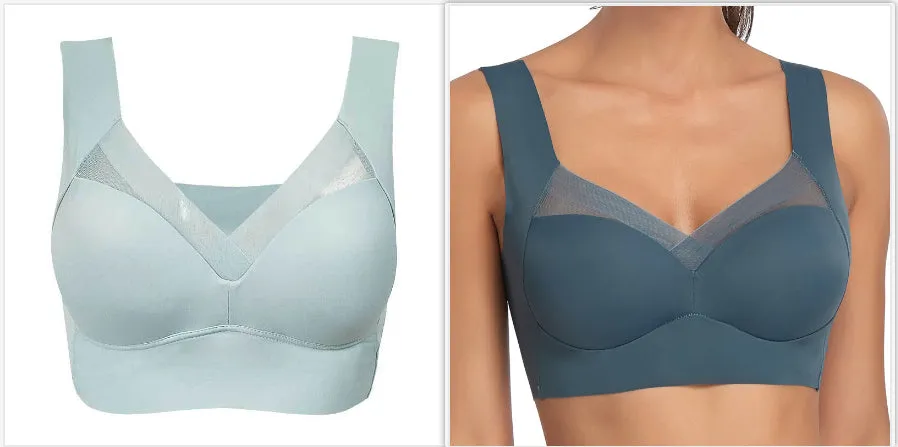 Comfort and Support: Plus Size Thin Bra with Push Up Feature