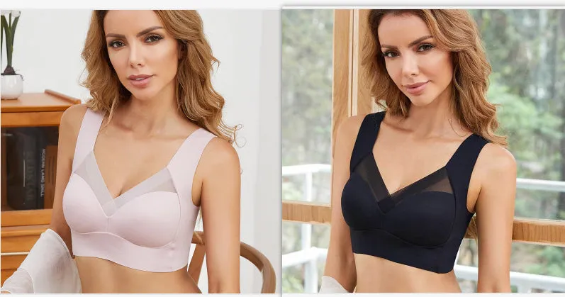 Comfort and Support: Plus Size Thin Bra with Push Up Feature