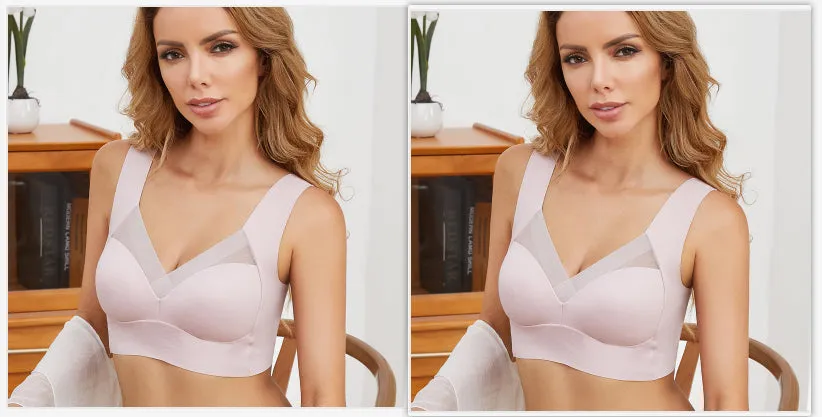 Comfort and Support: Plus Size Thin Bra with Push Up Feature