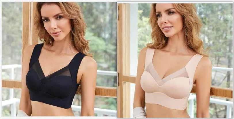 Comfort and Support: Plus Size Thin Bra with Push Up Feature