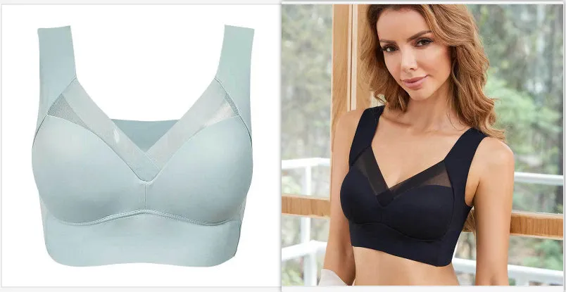 Comfort and Support: Plus Size Thin Bra with Push Up Feature