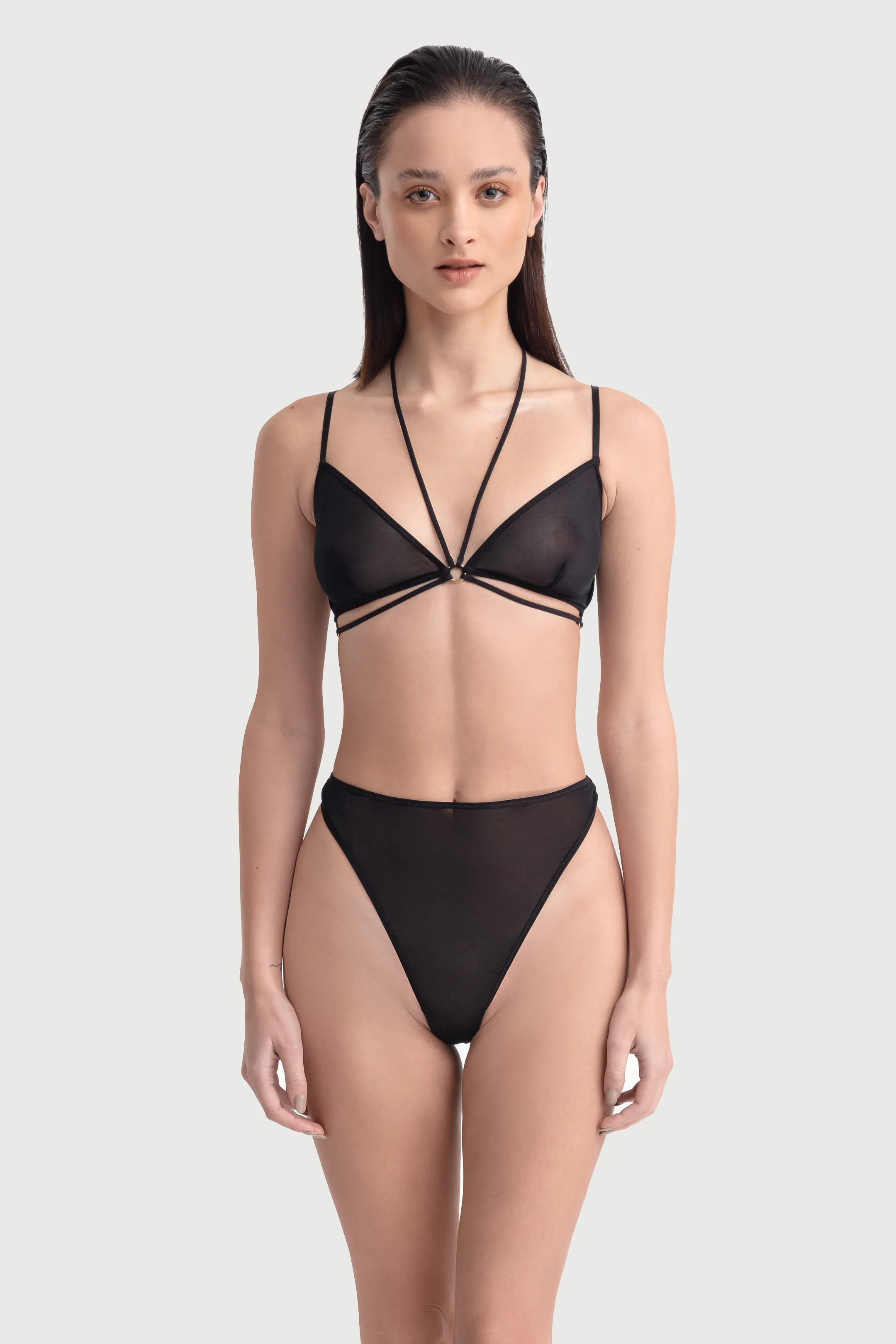 DEMI 90'S THONG BLACK