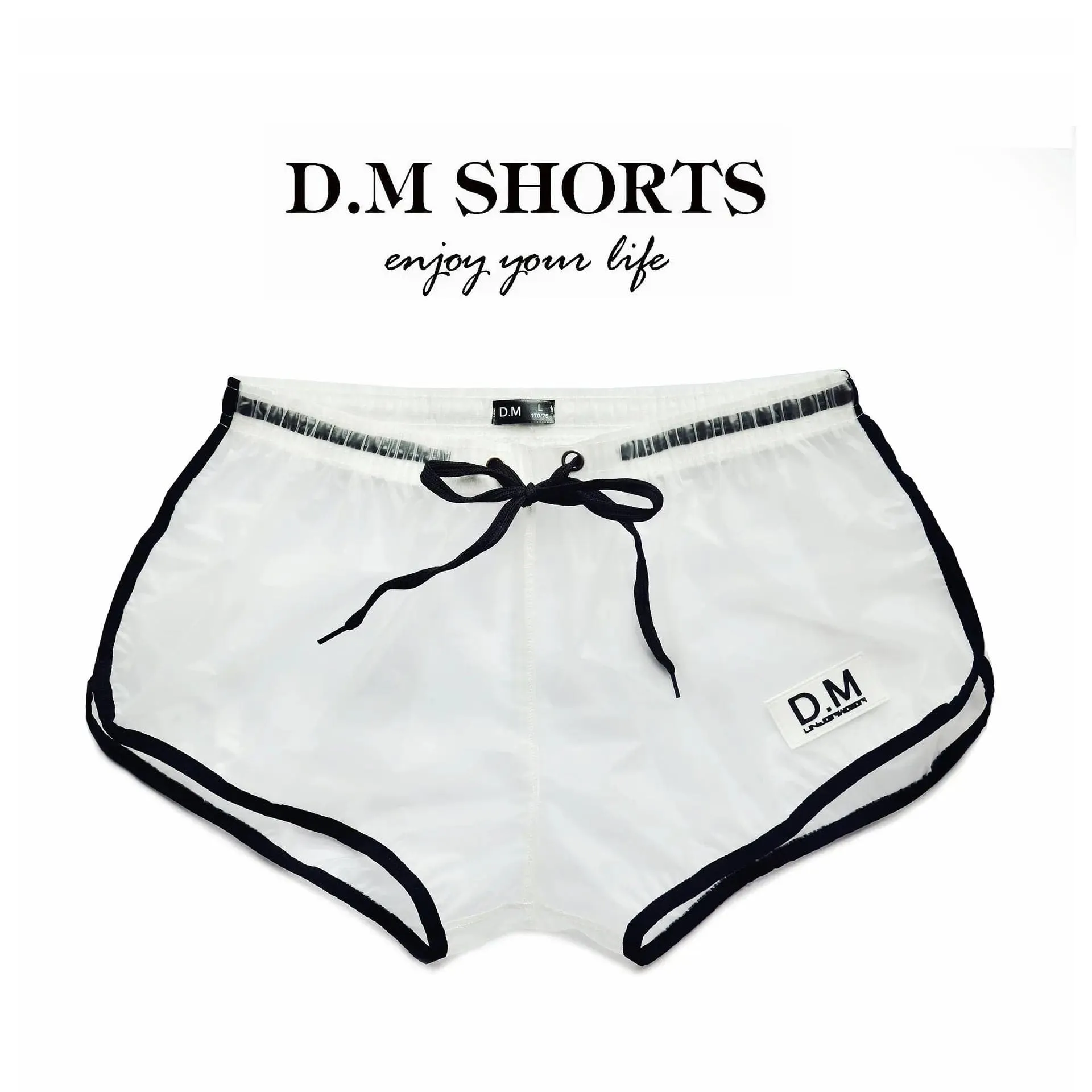D.M Men's Home Boxers Transparent Beach Pants