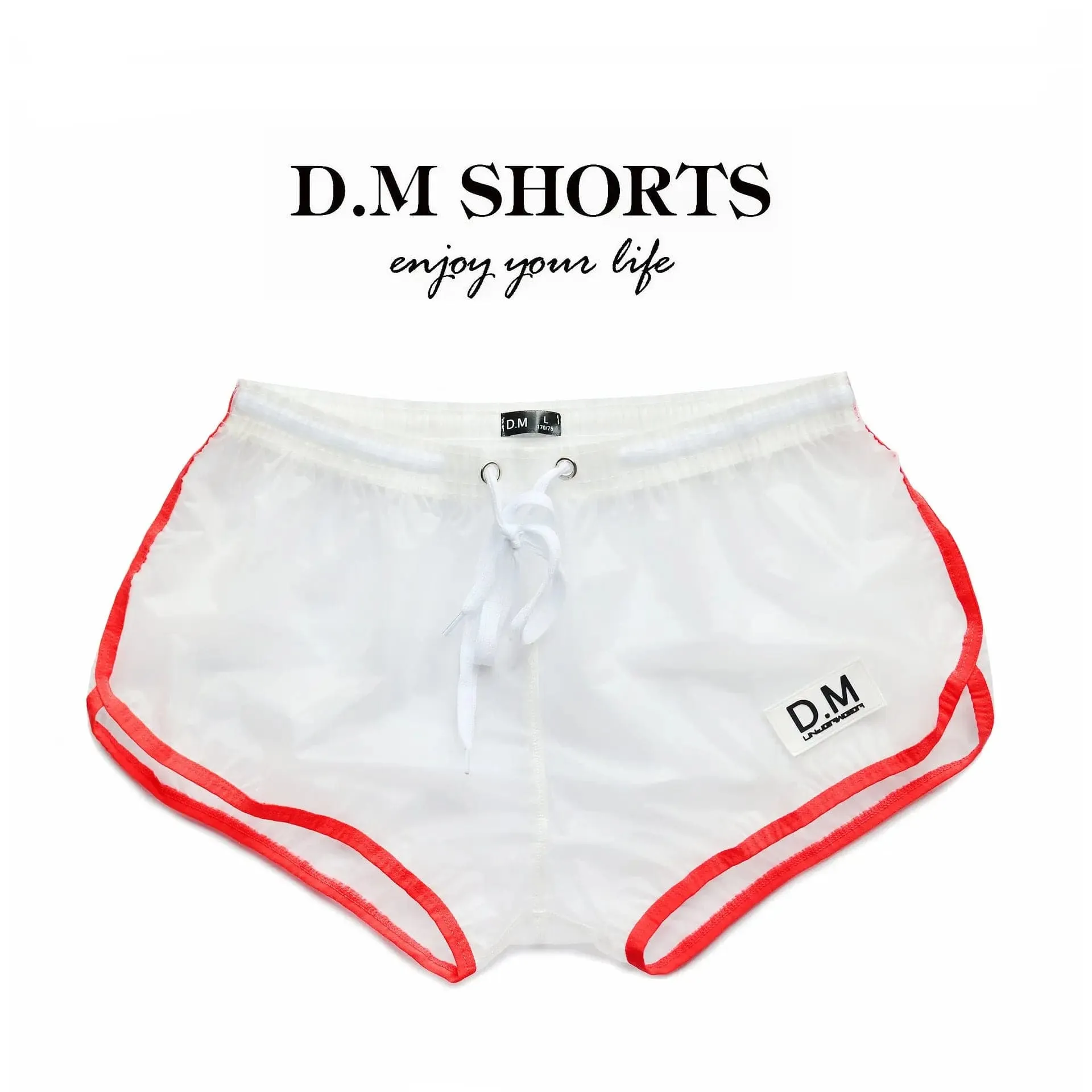 D.M Men's Home Boxers Transparent Beach Pants