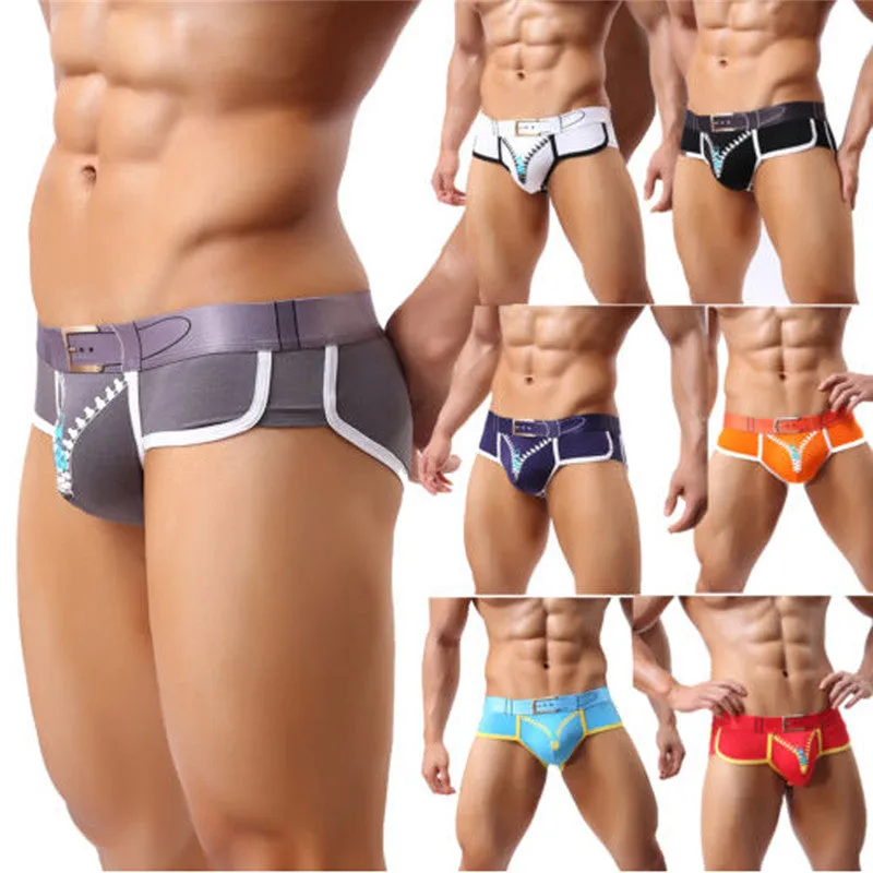 Swimwear Low Waist Sexy Underwear Swimming Briefs Breathable Shorts Antibacterial Swimsuit Triangular Surf Swim Trunk