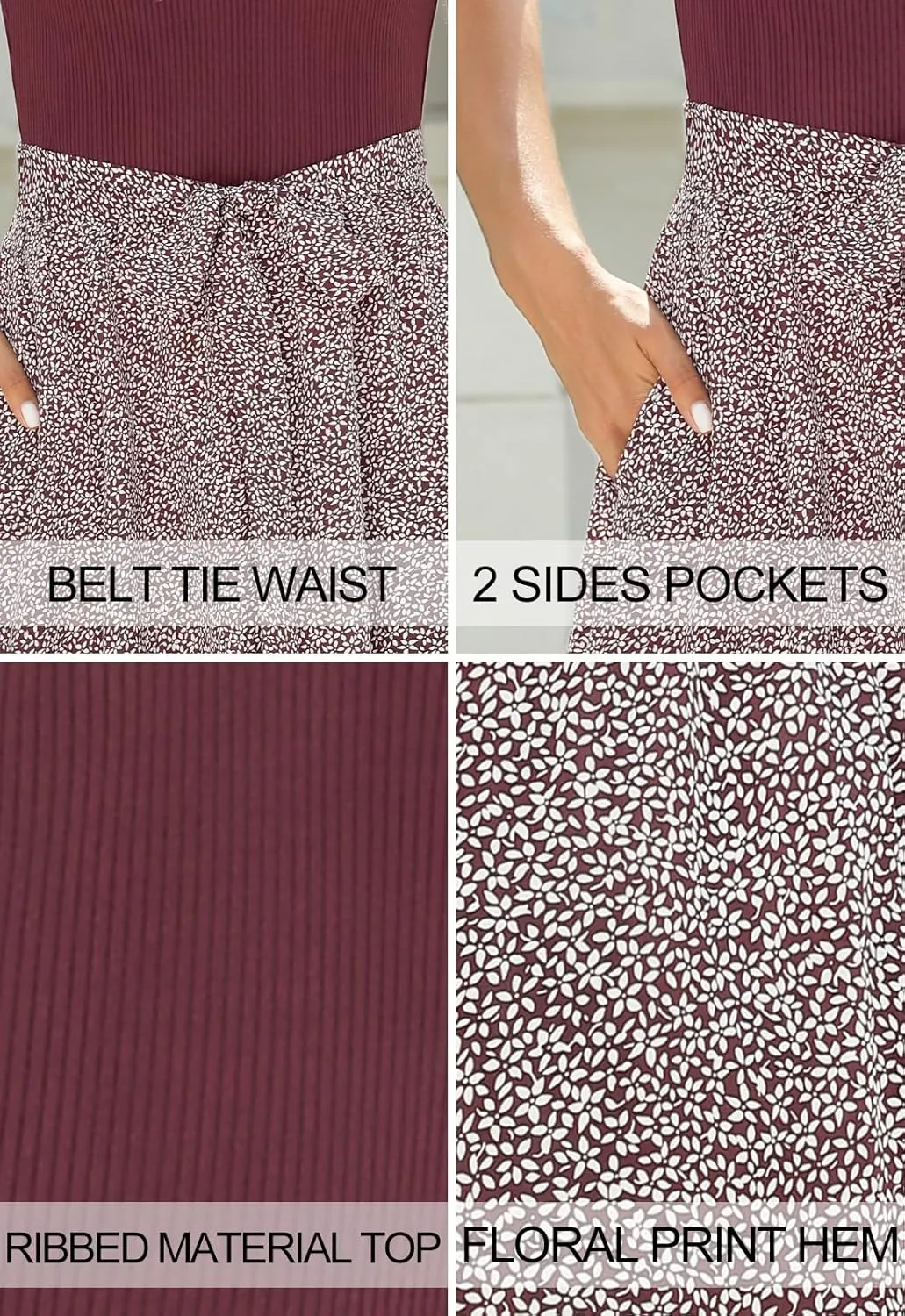 Zattcas Women 2025 Summer Dress Short Sleeve Ribbed Teacher Church Modest Business Casual Work Outfits Midi Dress
